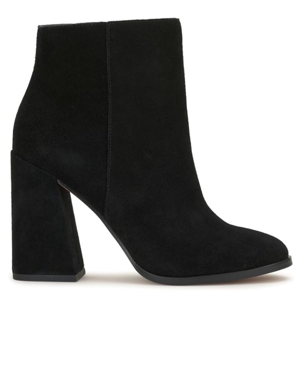 NEW Jessica Simpson Black Verona Burdete Suede Ankle Boots Block Heel Size 9